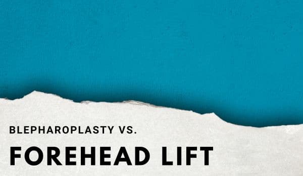 Blepharoplasty vs. forehead lift