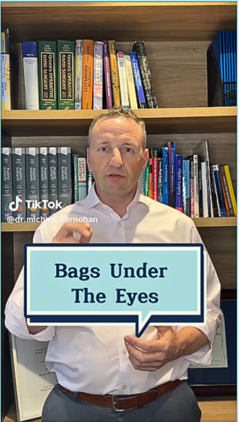 Bags Under the Eyes Image for Youtube Video - Dr Kernohan image