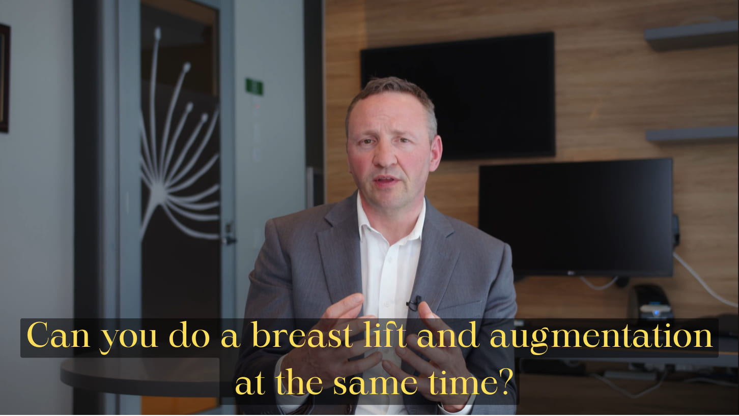 Breast lift and augmentation at same time Image for Youtube Video - Dr Kernohan image
