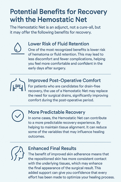 Potential Benefits for Recovery with Hemostatic Net by Dr Michael Kernohan Potential Benefits for Recovery with Hemostatic Net by Dr Michael Kernohan