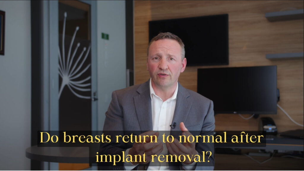 Normal breast after implant removal Image for Youtube Video - Dr Kernohan image