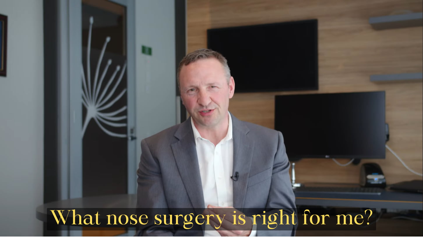 Nose surgery Image for Youtube Video - Dr Kernohan image