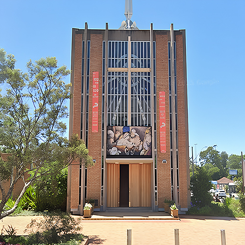 All Saints Catholic Church Image Snipped from Google Maps