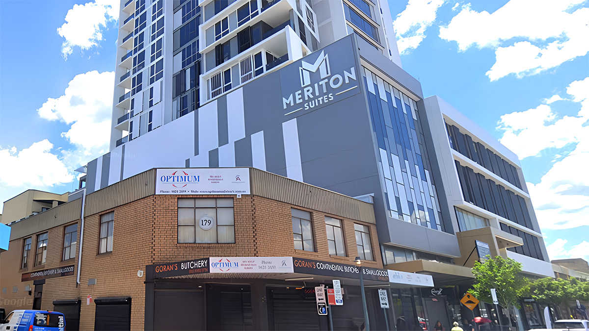 Meriton Suites Image Snipped from google maps