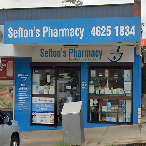 Sefton's Pharmacy Image Snipped from Google Maps