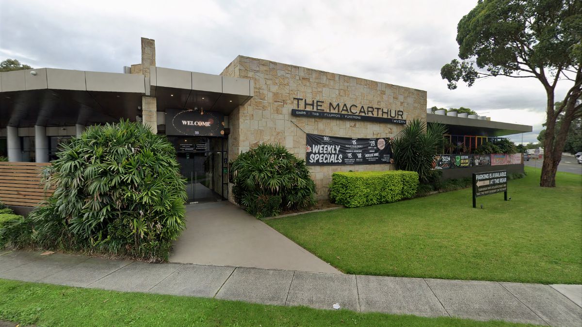 The Macarthur Tavern Campbelltown image snipped from google map - Location page image