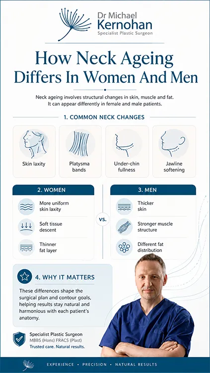 How Neck Ageing Differs In Women and Men