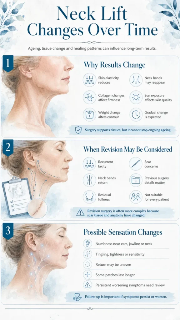 Neck Lift Changes Over Time by Dr Michael Kernohan