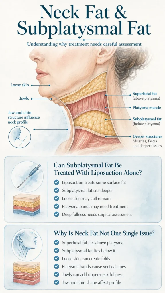 Neck Fat and Subplatysmal Fat by Dr Michael Kernohan