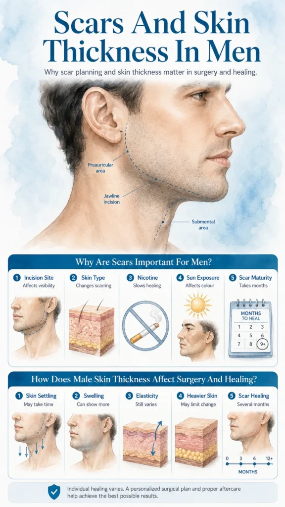 Scars And Skin Thickness In Men by Dr Michael Kernohan