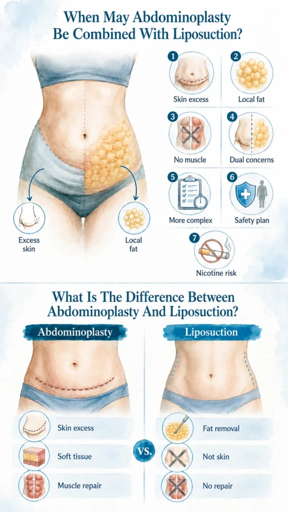 why May Abdominoplasty Be Combined with Liposuction?